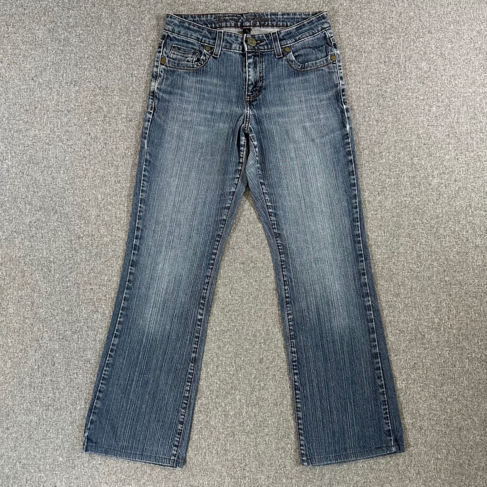 Tommy Hilfiger Jeans Womens 4 NY Signature Blue 0830809 Straight Leg Denim